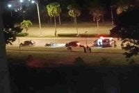 Gambar tular di media sosial kejadian kemalangan maut dua penunggang basikal di Putrajaya, Khamis lalu.