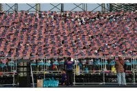 Para pelajar membuat persembahan dalam segmen Human Graphic pada sesi latihan sempena Sambutan Hari Kebangsaan 2026 di Dataran Putrajaya hari ini. - Foto: Bernama