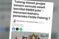 Laporan Sinar Harian pada Isnin. 