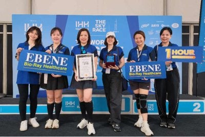 EBENE Bio-Ray Healthcare selaku rakan utama dan rakan sokongan lutut rasmi Sky Race 2026.