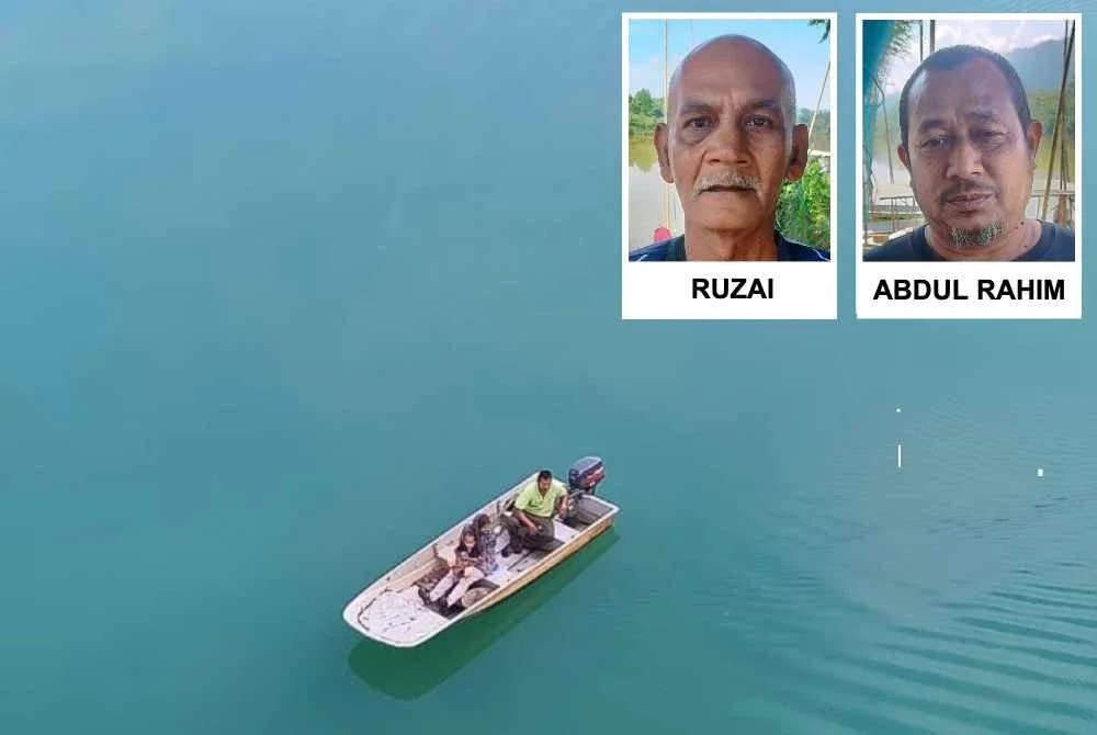 Fenomena air biru yang kerap melanda Sungai Perak sejak akhir-akhir ini menimbulkan keresahan dalam kalangan nelayan darat. FOTO: Nelayan