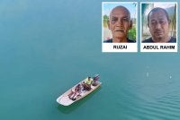 Fenomena air biru yang kerap melanda Sungai Perak sejak akhir-akhir ini menimbulkan keresahan dalam kalangan nelayan darat. FOTO: Nelayan