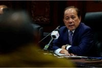 Ismail Lasim menjawab pertanyaan pemberita pada sidang media selepas mesyuarat Exco di Wisma Negeri hari ini. - Foto: Bernama