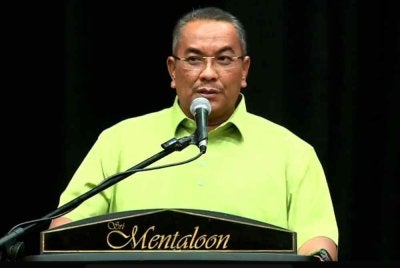 Sanusi pada Sesi Penjelasan Isu Halangan Pengharaman Judi di Kedah pada malam Selasa.