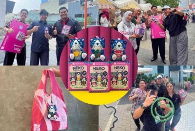 Orang ramai berpusu-pusu bergegas ke Pasar Seni pada 21 Ogos lalu apabila pasukan AEON Bank menguar-uarkan vox-pop quiz bertema merdeka dan Hari Malaysia.
