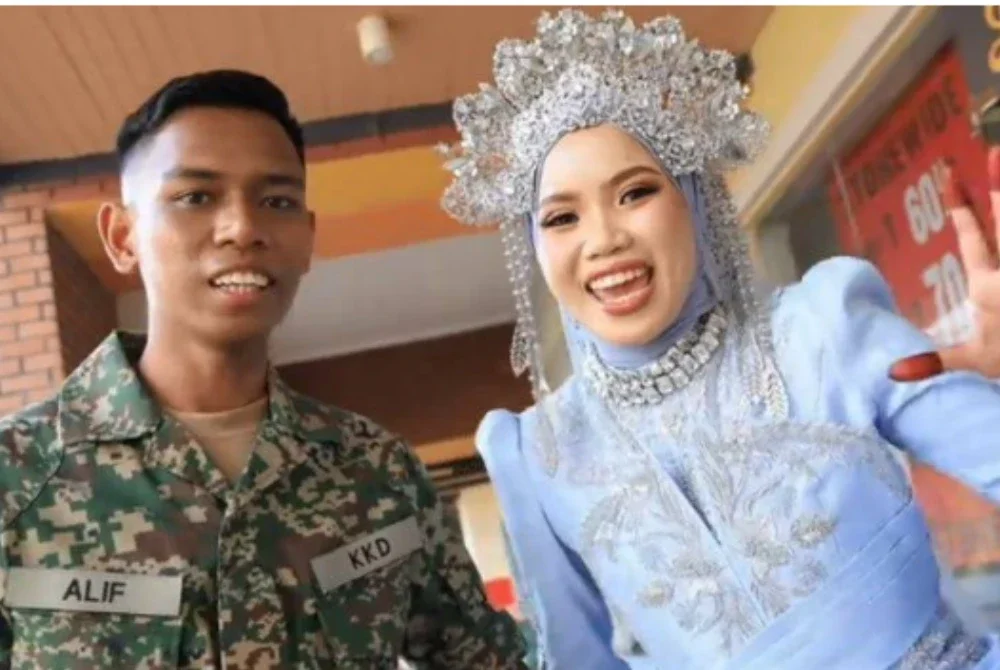 Pemergian Muhammad Alif Ahmad Rozaini, 24, amat dirasai isteri sementelah masih dalam fasa pengantin baharu dan belum pun genap seminggu mendirikan rumah tangga.