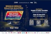 Malaysia #QuranHour 2026 pada 30 Ogos ini mengetengahkan tema 'Bingkas Menuju Malaysia Sejahtera'.
