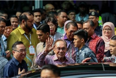 Anwar ketika hadir bagi merasmikan Ekspo Inovasi dan Pengkomersialan Kebangsaan 2026 (NICE26) di Pusat Konvensyen Kuala Lumpur (KLCC). Foto Bernama