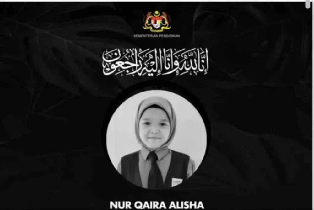 Nur Qaira Alisha didakwa telah terlantar dan terpaksa memakai oksigen sebelum mangsa dilaporkan meninggal dunia pada 7.49 malam, Rabu lepas.