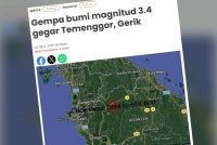 MetMalaysia memaklumkan gempa bumi itu berlaku 12.06 pagi pada koordinat 5.5 darjah Utara dan 101.3 darjah Timur, dengan pusat gempa dikesan 9 km di timur laut Hulu Perak dengan kedalaman 10 km.