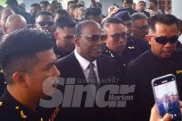 Saravanan mengaku tidak bersalah di Mahkamah Sesyen di sini terhadap tiga pertuduhan. Foto SINAR HARIAN/ASRIL ASWANDI SHUKOR