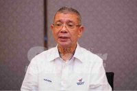 Saifuddin ketika sidang akhbar selepas selesai Majlis Penyampaian Watikah Pelantikan Ketua-Ketua Bahagian (Penaja) Parti Wawasan Negara, pada Jumaat. Foto SINAR HARIAN/MOHD HALIM ABDUL WAHID