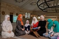 BACALAH al-Quran, hadirlah ke majlis ilmu atau bermunajatlah kepada ALLAH SWT untuk mendapatkan ketenangan hati. Foto Canva