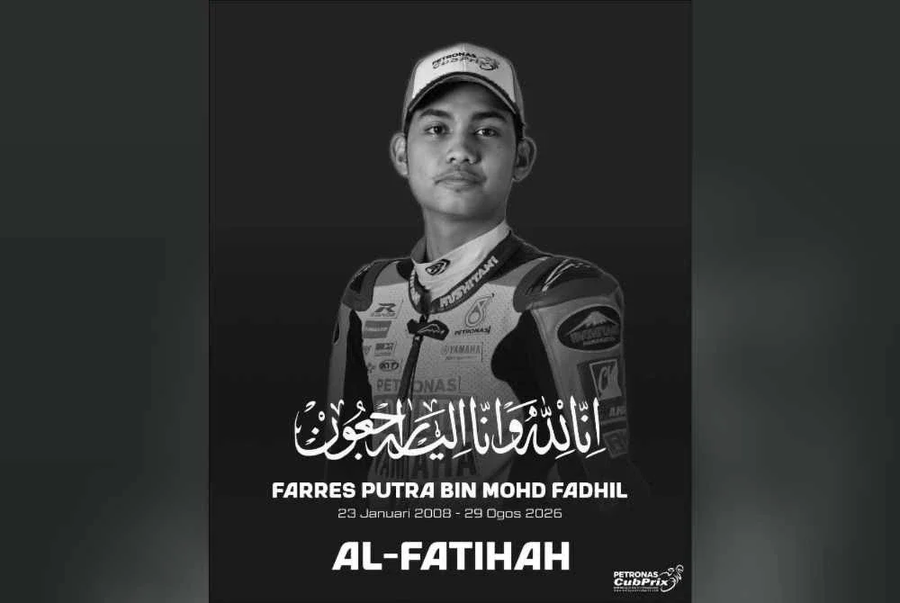 Farres meninggal dunia setelah terlibat dalam kemalangan ketika perlumbaan akhir pusingan kelima Kejuaraan Cub Prix di Litar Permotoran Gong Badak, Terengganu pada Sabtu.