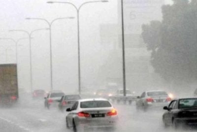 MetMalaysia mengeluarkan amaran ribut petir, hujan lebat dan angin kencang di enam negeri dan Kuala Lumpur, 
