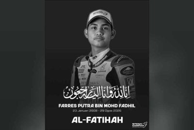 Farres meninggal dunia setelah terlibat dalam kemalangan ketika perlumbaan akhir pusingan kelima Kejuaraan Cub Prix di Litar Permotoran Gong Badak, Terengganu pada Sabtu.
