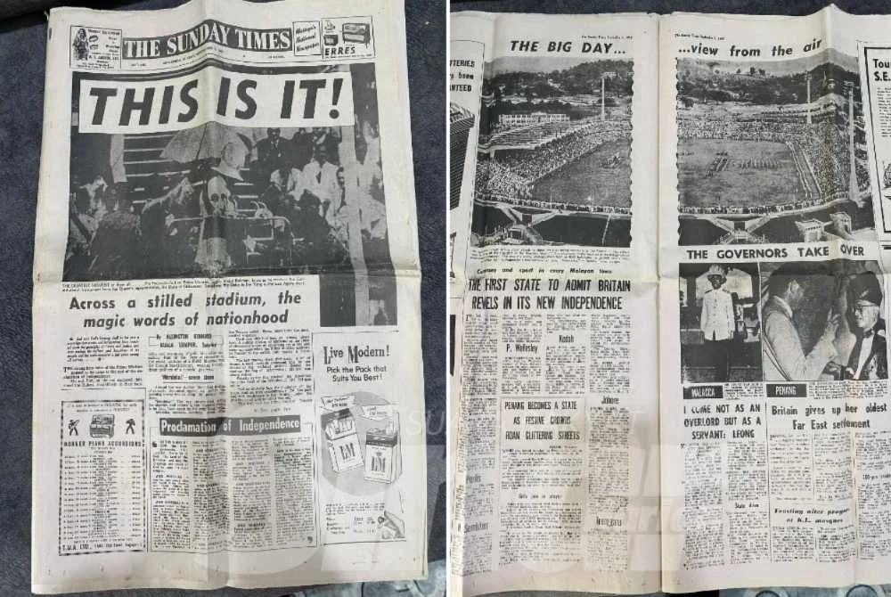 Naskhah berkenaan mempunyai 32 muka surat lengkap dengan halaman hadapan memaparkan gambar pengisytiharan kemerdekaan oleh Almarhum Tunku Abdul Rahman Putra Alhaj dengan tajuk “THIS IS IT!”