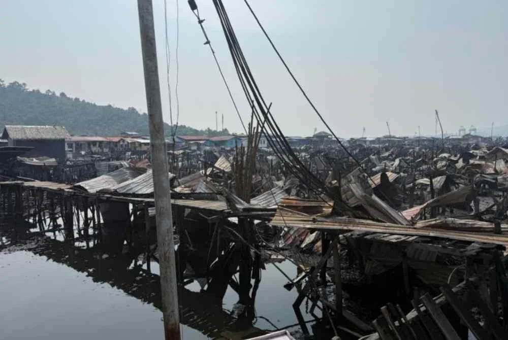 Kebakaran yang berlaku melibatkan kawasan Kampung Numbak antara punca IPU tidak sihat di Kota Kinabalu