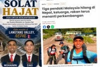 Keluarga pendaki, Muhammad Zaki bersama dua lagi rakannya yang dilaporkan gagal dihubungi ketika melakukan aktiviti pendakian di Nepal masih menaruh harapan dia ditemukan dalam keadaan selamat.