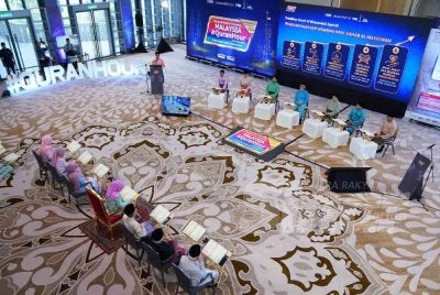Masjid Al-Sultan Abdullah, Presint Merdeka 118 menjadi lokasi utama penganjuran Malaysia #Quran Hour. Foto SINAR HARIAN/MOHD HALIM ABDUL WAHID