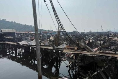 Kebakaran yang berlaku melibatkan kawasan Kampung Numbak antara punca IPU tidak sihat di Kota Kinabalu