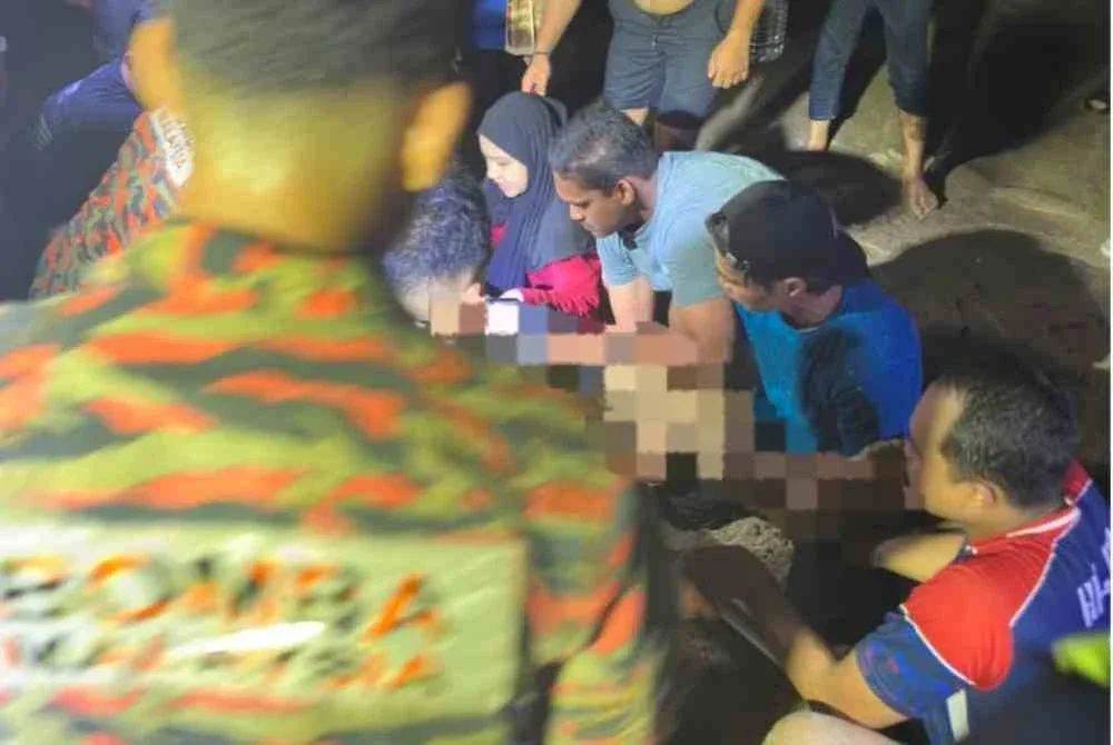 Dua beranak berkenaan disahkan meninggal dunia di Klinik Kesihatan Bayu Damai.