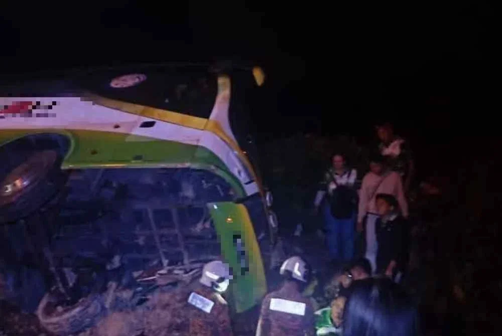Seramai 23 penumpang yang cedera terdiri daripada 19 wanita dan empat lelaki.