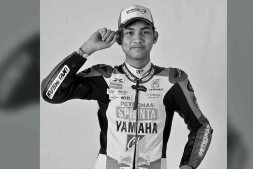 Allahyarham pelumba motosikal negara, Farres Putra Mohd Fadhil.