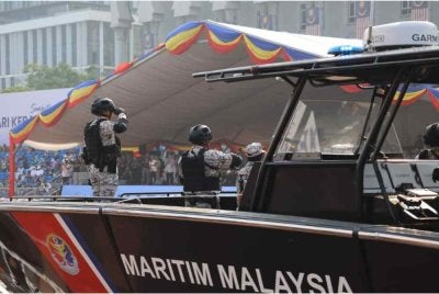 Penyertaan Maritim Malaysia turut membabitkan 386 pegawai dan anggota terdiri daripada 310 kontinjen perbarisan, 37 pelaku aset dan 39 anggota Pancaragam Maritim Malaysia.
