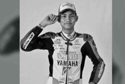 Allahyarham pelumba motosikal negara, Farres Putra Mohd Fadhil.
