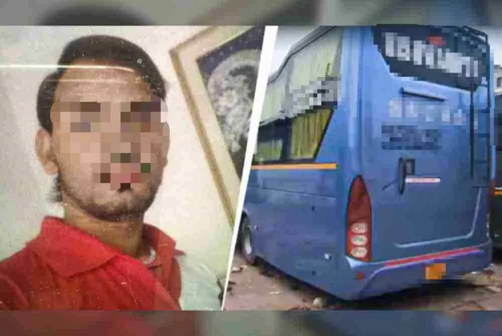 Salah seorang suspek yang merogol gadis 16 tahun dalam sebuah bas sedang bergerak. Foto: Agensi