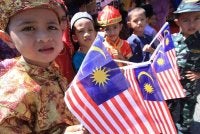 Malaysia menyambut kemerdekaan ke-69 yang disambut semua peringkat umur dan bangsa. Foto hiasan