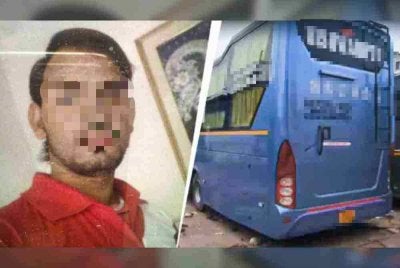 Salah seorang suspek yang merogol gadis 16 tahun dalam sebuah bas sedang bergerak. Foto: Agensi