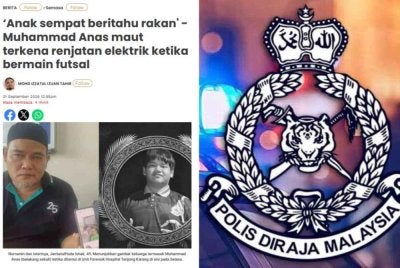 Polis mengesahkan seorang remaja lelaki berusia 15 tahun maut dipercayai akibat terkena renjatan elektrik ketika memegang tiang lampu selepas berehat daripada bermain futsal .