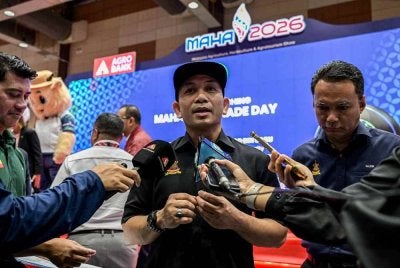 Mohamad Khairil ketika ditemubual pemberita selepas Majlis Perasmian MAHA 2026 Trade Day di Taman Ekspo Pertanian Malaysia (MAEPS) hari ini. - Bernama
