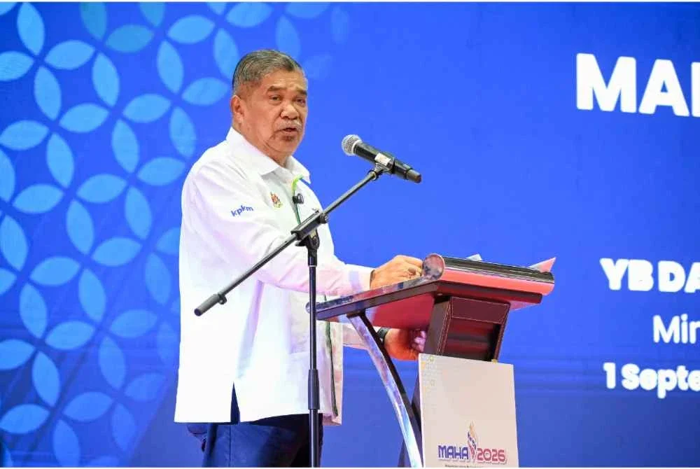 Mohamad Sabu berucap di Majlis Pertukaran MoU di MAHA Trade Days 2026 pada Selasa.