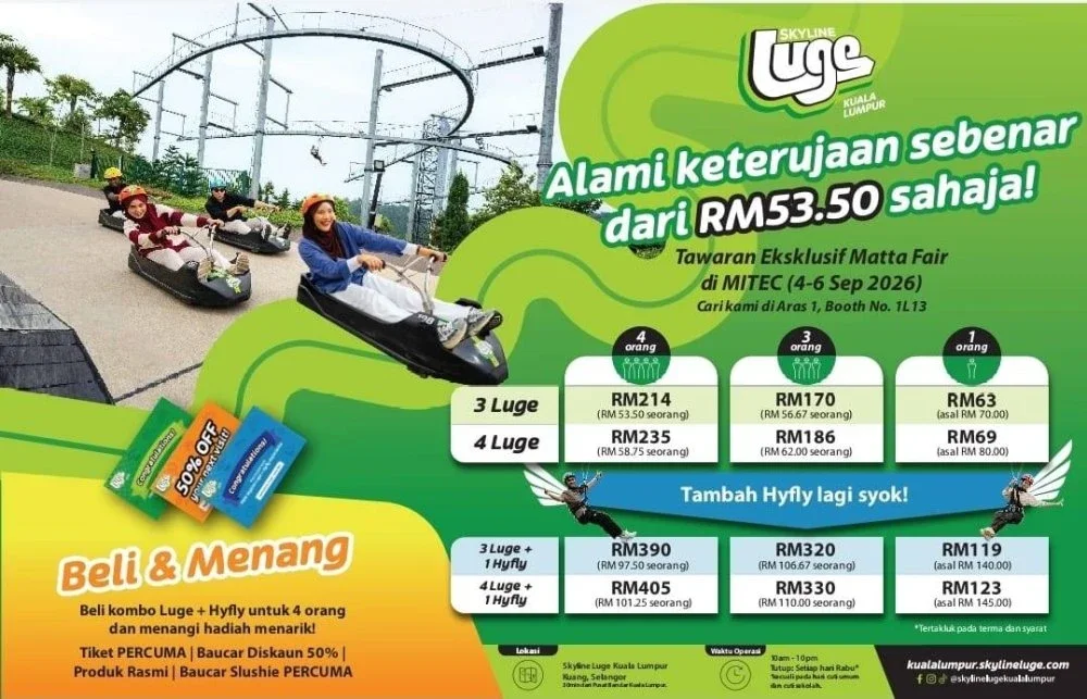 Skyline Luge KL: Destinasi adrenalin untuk percutian penuh keseronokan Skyline Luge KL: Destinasi adrenalin untuk percutian penuh keseronokan