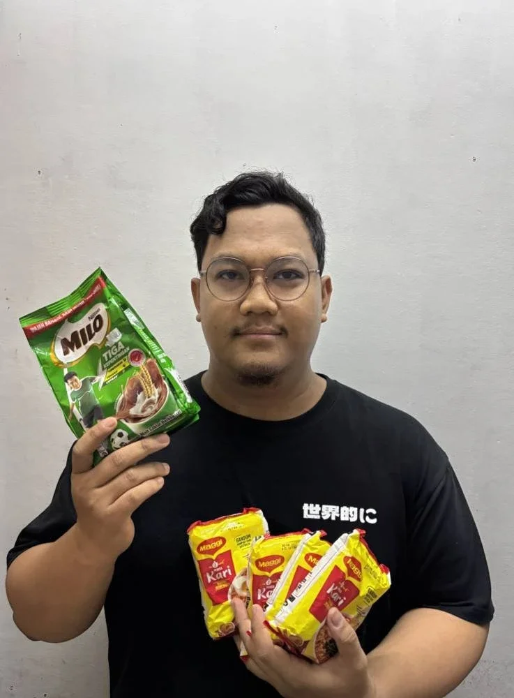 Muhamad Safriq, 28 tahun dari Teluk Panglima Garang merupakan antara pemenang mingguan Nestlé Malaysia Gaji Seumur Hidup 2026