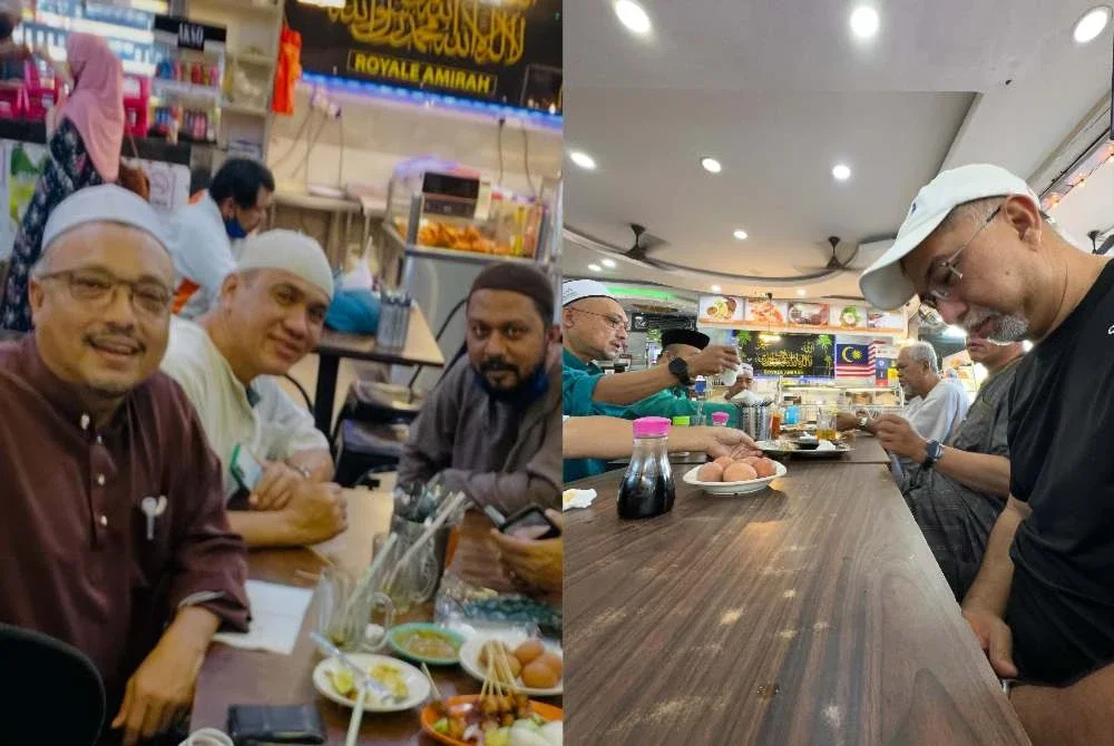 Gambar-gambar rakan-rakannya yang dikongsi Muhammad Bakhtiar di Facebook.