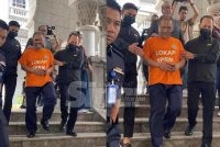 Bekas menteri diiringi pegawai SPRM untuk prosiding reman pada Selasa. 
