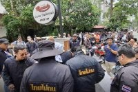 Protes berlangsung di Bangkok, Thailand. - FOTO: Khaosod English