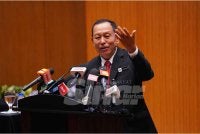 Ketua Pesuruhjaya SPRM, Datuk Seri Abd Halim Aman ketika sidang akhbar pada Rabu. Foto: SINAR HARIAN/MOHD HALIM ABDUL WAHID