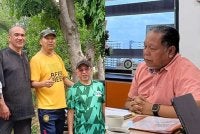 Gambar-gambar rakan-rakannya yang dikongsi Muhammad Bakhtiar di Facebook. 