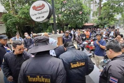 Protes berlangsung di Bangkok, Thailand. - FOTO: Khaosod English