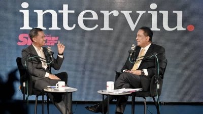 Reezal Merican dalam program Interviu yang dihoskan oleh Haizir di Studio F Sinar Harian, Kompleks Karangkraf, di sini pada Isnin
