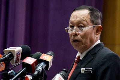 Abd Halim bercakap pada Sidang Media Khas SPRM di Ibu Pejabat SPRM, Putrajaya pada Rabu. 