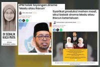 Laporan Sinar Harian mengenai kontroversi drama Madu atau Racun. 