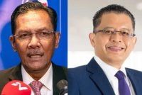 Ab Ghani (kiri) dan Shahril
