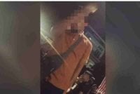 Tangkap layar rakaman video tular memaparkan lelaki yang disyaki mencetuskan provokasi di Dataran Putrajaya, pada Isnin.