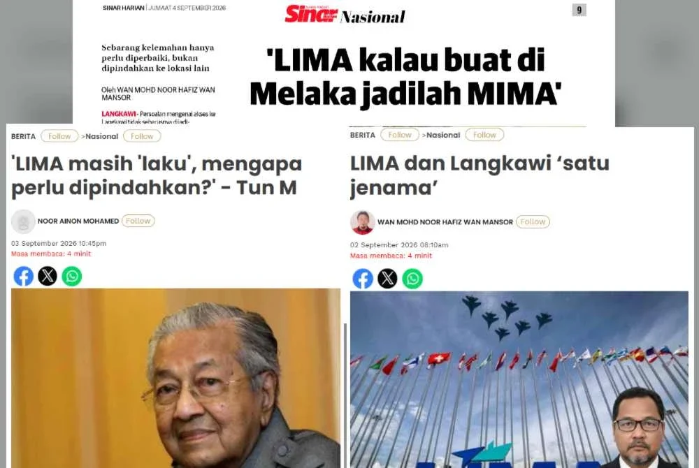 Kerajaan perlu memastikan perbincangan mengenai masa depan LIMA tidak terhenti pada persoalan lokasi.